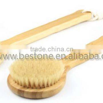 Custom Bamboo Bristle Massager Bath Brush photo-3