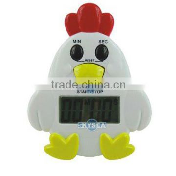 Cute timer, Chicken shape kitchen countdown digital timer