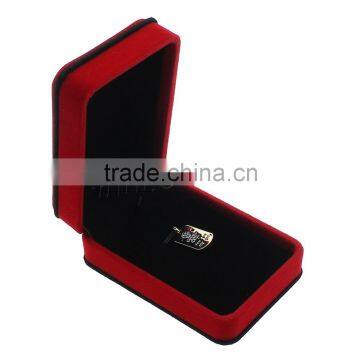 72x103x39mm Rectangle Cardboard Velveteen Pendant Box