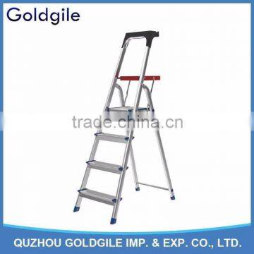 Goldgile 2016 New Designaluminium Folding Ladder With Tools Tray