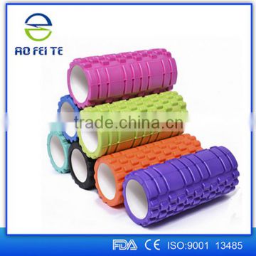 Aofeite Wholesale Tube8. Japanese Girl Fintness Yoga EVA Foam Roller Customized Logo with 14*33cm Rubber Foam Roller