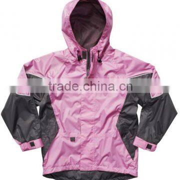 Lovely pink kids jacket waterproof