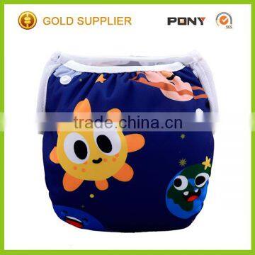 Alva New Pattern Hot Selling Washable Baby Swim Diaper Manufacture photo-3