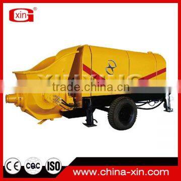 Trailer mobile concrete pump