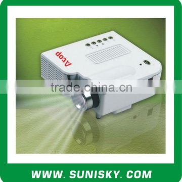 cheapest led mini projector with HDMI,USB,AV in (SMP28) for business meeting