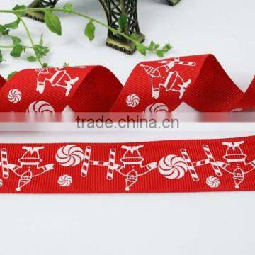 printed grosgrain ribbon merry christmas ribbon