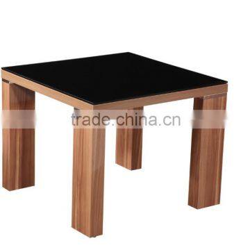 Glossy Wooden Glass Top Coffee Table photo-3
