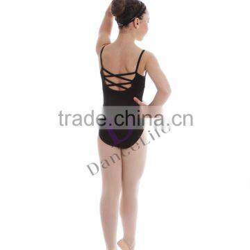 C2040 Rosered Girls Leotards Gymnastics With Strapp Back Kids Leotards photo-3