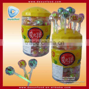 Rainbow Fruity fluorscent lollipop