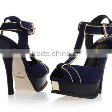 Pretty girl dress high heel shoes sandals ladies evening shoes for women