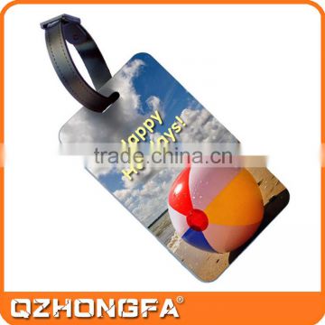 custom soft rubber 3D airline baggage tag with logo