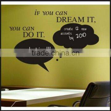 Die cut Chalkboard wall sticker