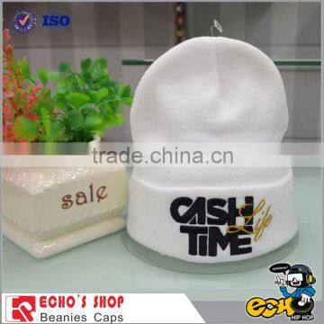 Promotional Winter Fashion Plain Solid Color Custom Man Woman Wool Knitted Beanie Hat