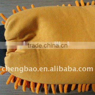 Microfiber Chenille clean mitt for car