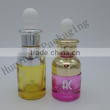 Glass bottle hot stamping with UV dropper HIGH quality