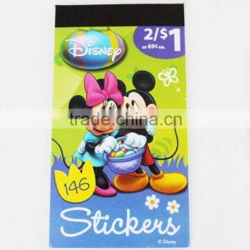 Hot Sale High-quality Eco-friendly Non-toxic Kids Home Decor Pvc Paper Sticker/various Design to Choice