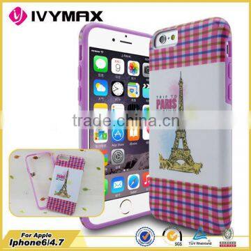 IVYMAX Phone Case for Apple Iphone 6 blank case for 3D sublimation cell phone case