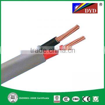 electrical wire for sale falt cable 2 cores and earth cable
