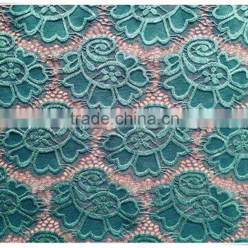 High Quality elegant tulle mesh knitted lace fabric for women's dress and hometextile