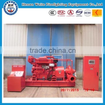 Firefighting fixed diesel water pump,fire motor pump