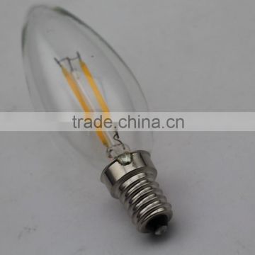 220V 2700K 160LM 1.6W S45 E14 filament led bulb 1.6W