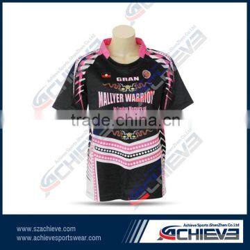 All New 100 % Polyester Sublimation Rugby Top