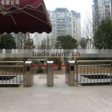 automatic stainless steel access control entrance door