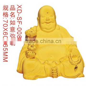 Ruyi maitreya /gold laughing buddha