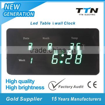 Wholesale 2015 popular home decoration digitalled desk clock