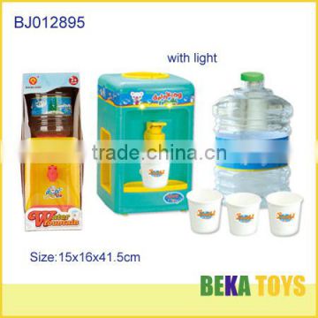 Funny kids water dispenser toy with light/drinking water fountain toy