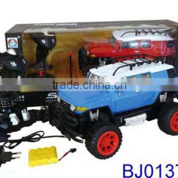 Best rc car for kids blue off road vechicle 4ch big wheels rc car kit