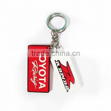 Custom 3d made photo personalized solar keychain made in china