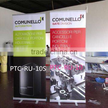 standing scrolling roll up banner stand