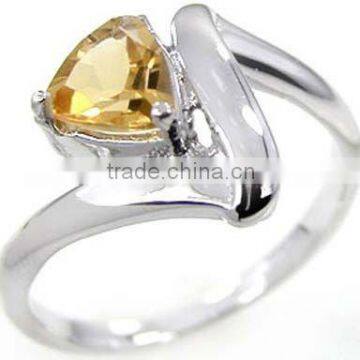 Wholesale CITRINE Ring & .925 Sterling silver Ring Gemstone Silver Jewelry Wholesaller