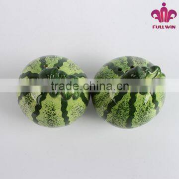 Watermelon Design Ceramic Salt and Pepper Shaker Wholesale With Full Handpainted photo-3
