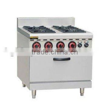 Gas 4 Open Burners with Oven B