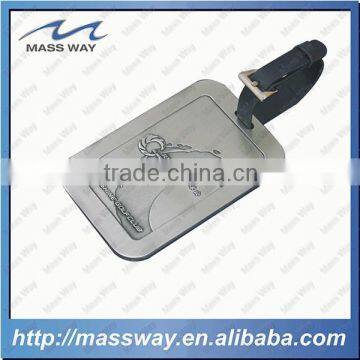 Souvenir Custom Blank Anodized Golden Aluminum Luggage Tag photo-6