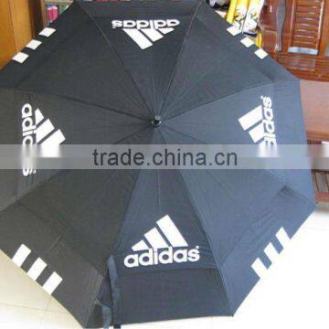 Durable promotional fiberglass windproof golf umbrella