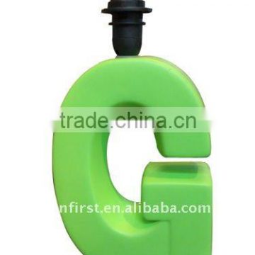 New-Fresh Color-Exquisite Ceramic Letter Lamp