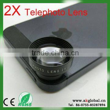 Universal Magnetic 2X Metal Zoom Telephoto Phone Magnetic Lens for IPhone 5 photo-3