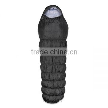 Black feather sleeping bags, camping sleeping bags moisture-proof fashion