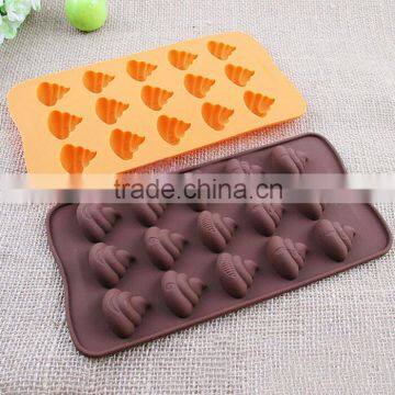 cute poo shape silicone baking tools,non-stick silicone baking tools,non-toxic FOOD Grade silicone baking tools