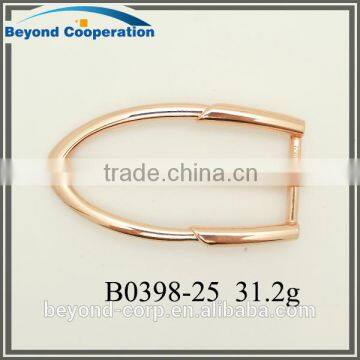 High-class Lady 25mm Half-ellipse Gold and Nickel Plated Pin Buckle photo-6