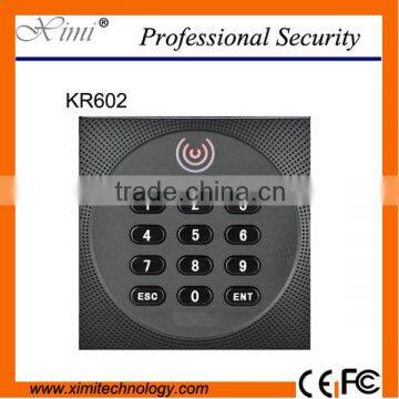 RFID /IC card reader smart card reader KR602 Wiegand and RS485 connector access control card reader IP64 waterproof card reader