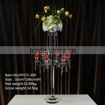 wedding decorative crystal fancy candle holder with cheap price