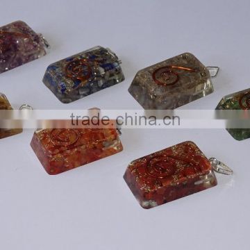 Chakra Orgone Square Pendents : Wholesaler Manufacturer