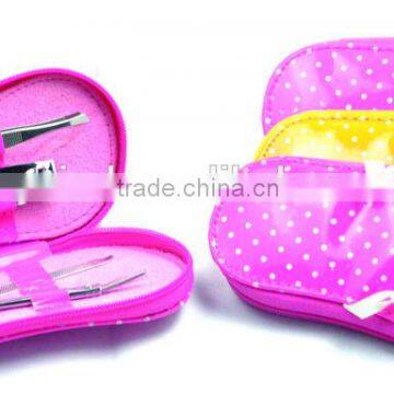 Mini Size Travel Manicure Set Personal Care Manicure Set In PU Box