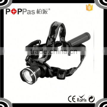 POPPAS T85 High power headlamps hunting headlight camping head torch light fishing led headlamp