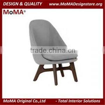 MA-SD112 Italian Design Wood Base High Back Lounge Chair