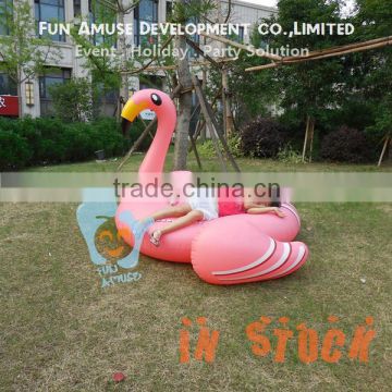 1.9m pvc pink giant inflatable pool float flamingo in Stock